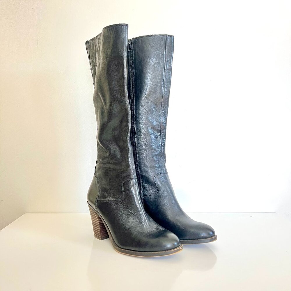 Lucky Brand Espositoh Tall Boots Black Size 8.5
